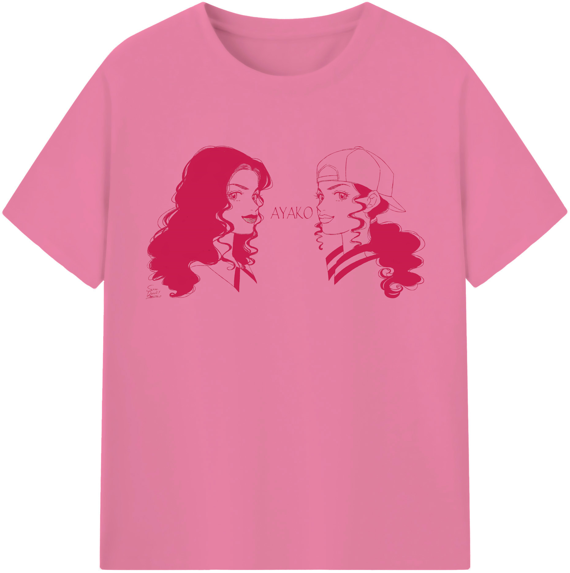 SLAM DUNK／スラムダンク 綿100％半袖Tシャツ（フロントプリント）